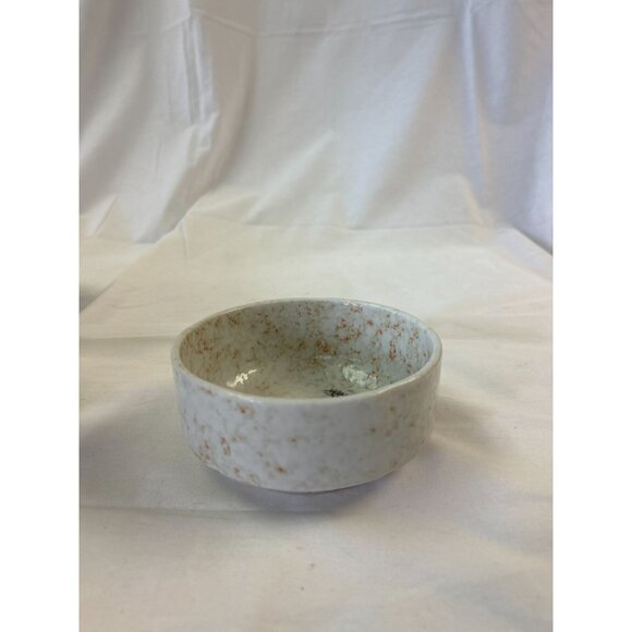 Handcrafted Ceramic Bowl With Speckled Design - 2" Height X 4" Diameter - Picture 1 of 2